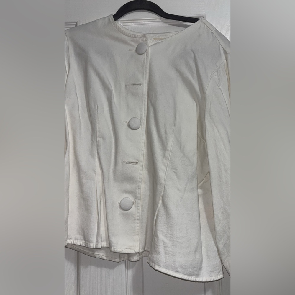 Women’s Porridge Classic White Button-Front Blouse